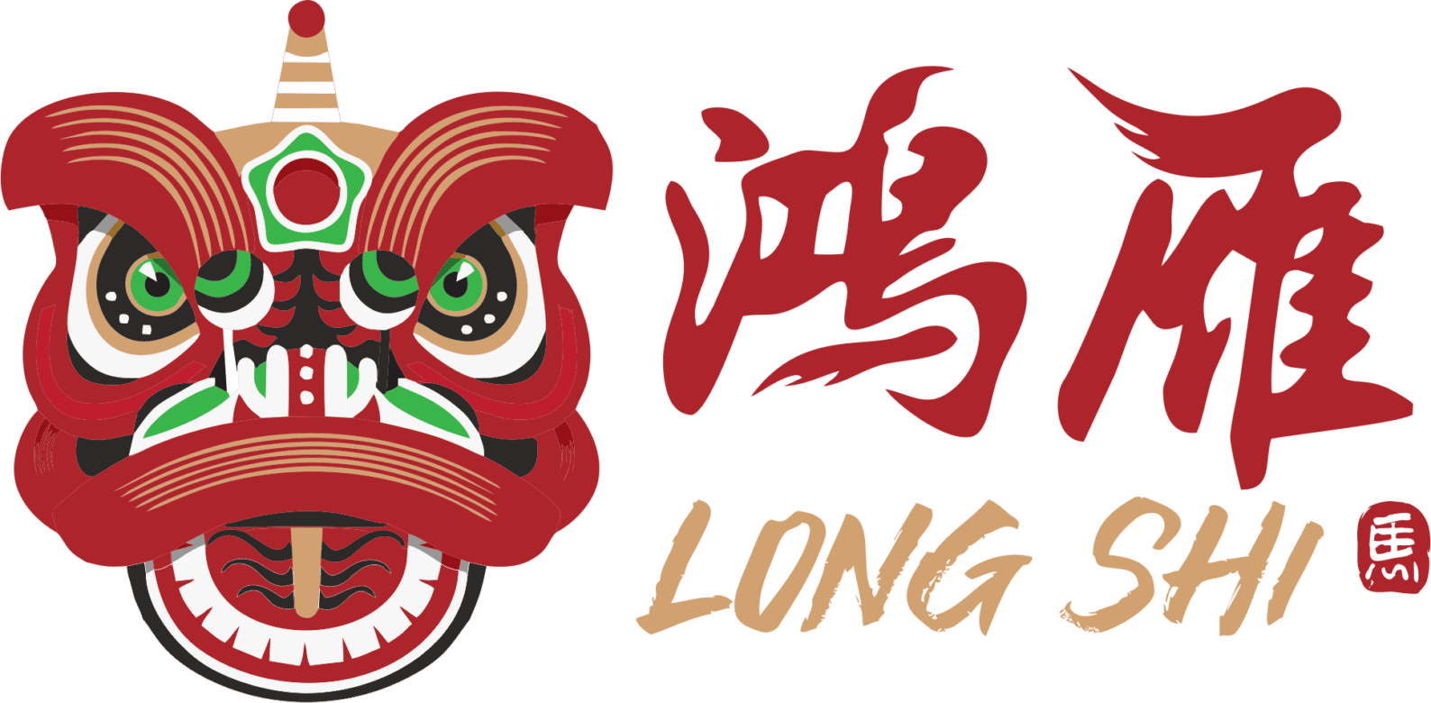 Das Standardlogo für das chinesische Restaurant Long Shui.